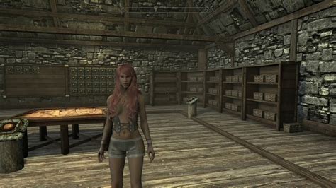 skyrim naked women